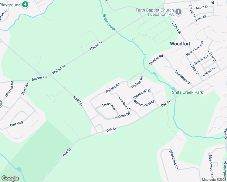 map of restaurants, bars, coffee shops, grocery stores, and more near 52 Walden Road in Lebanon