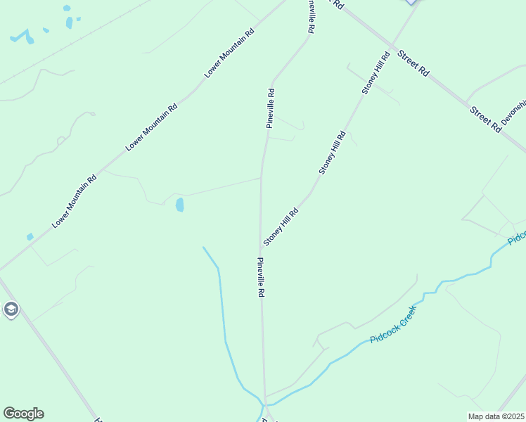 map of restaurants, bars, coffee shops, grocery stores, and more near 1491 Pineville Road in New Hope