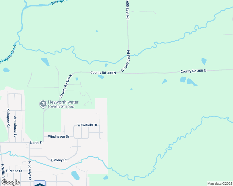 map of restaurants, bars, coffee shops, grocery stores, and more near in Heyworth