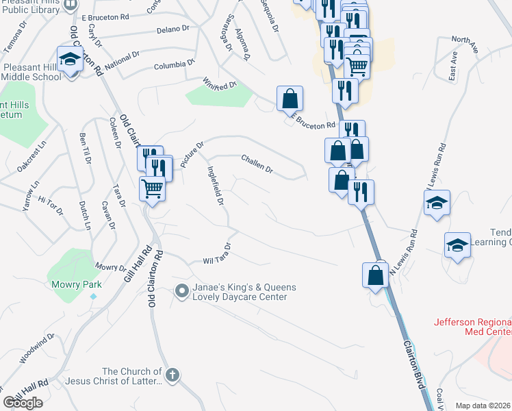 map of restaurants, bars, coffee shops, grocery stores, and more near 131 Steiner Drive in Pittsburgh