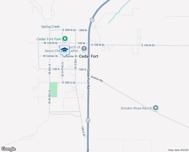map of restaurants, bars, coffee shops, grocery stores, and more near 149 South 200 East in Cedar Fort