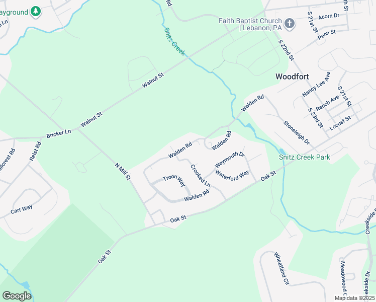 map of restaurants, bars, coffee shops, grocery stores, and more near 52 Walden Rd in Lebanon