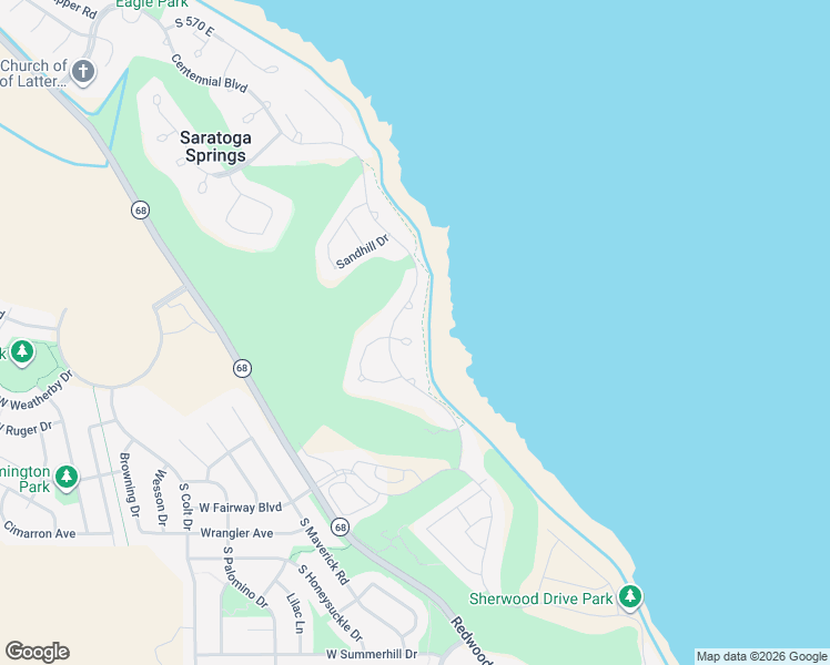 map of restaurants, bars, coffee shops, grocery stores, and more near 194 Lakeside Court in Saratoga Springs