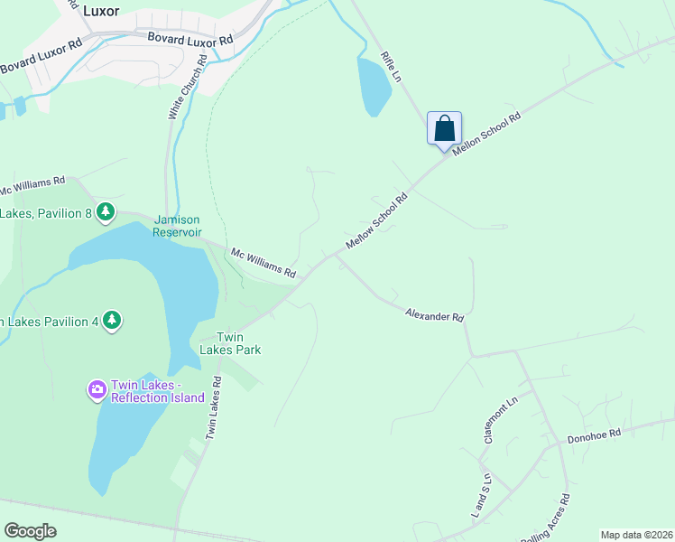 map of restaurants, bars, coffee shops, grocery stores, and more near 675 Alexander Road in Latrobe