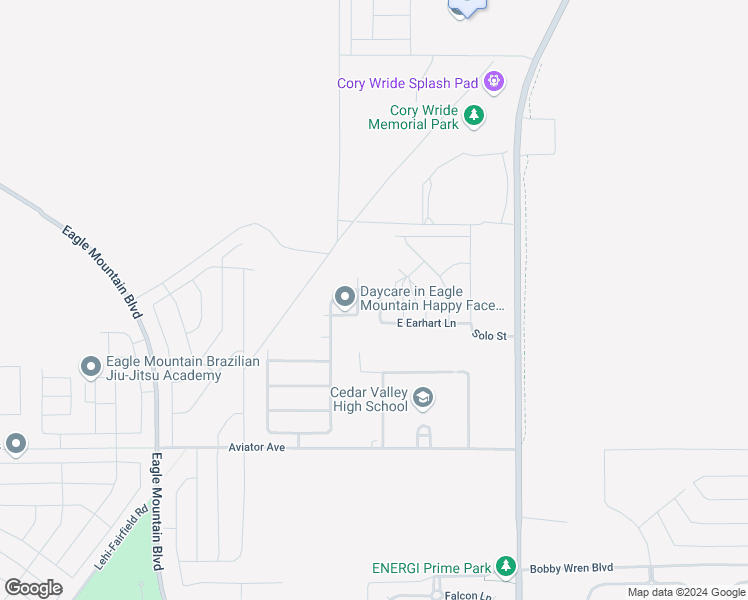 map of restaurants, bars, coffee shops, grocery stores, and more near in Eagle Mountain