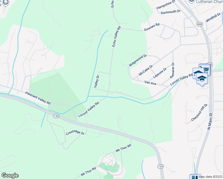 map of restaurants, bars, coffee shops, grocery stores, and more near 453 Locust Valley Road in Greensburg
