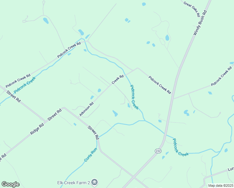 map of restaurants, bars, coffee shops, grocery stores, and more near 6000 Atkinson Road in New Hope