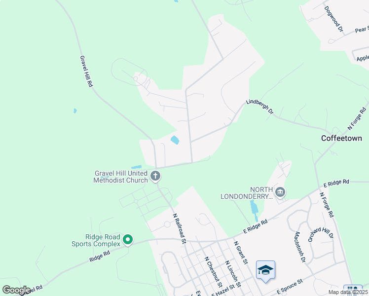 map of restaurants, bars, coffee shops, grocery stores, and more near 83 Eisenhower Road in Palmyra