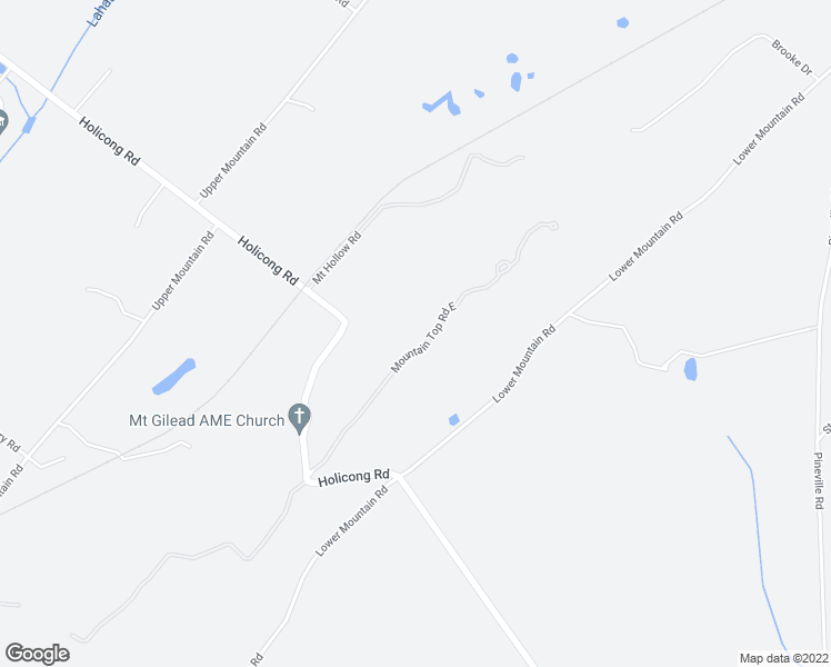 map of restaurants, bars, coffee shops, grocery stores, and more near 5252 Mountain Top Road East in New Hope