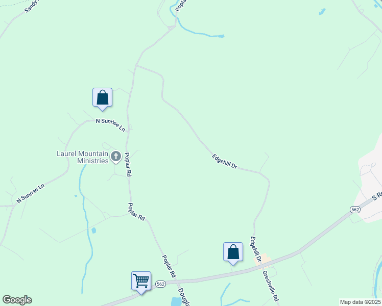map of restaurants, bars, coffee shops, grocery stores, and more near 162 Edgehill Drive in Boyertown