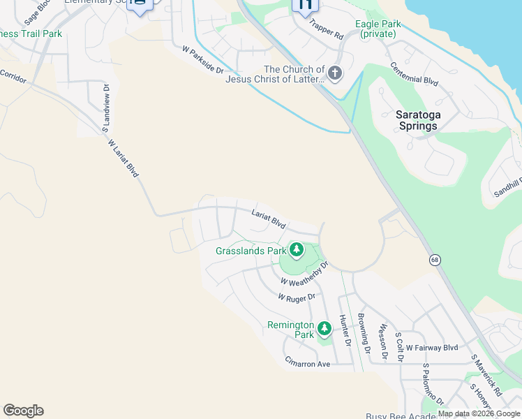 map of restaurants, bars, coffee shops, grocery stores, and more near 322 Lariat Boulevard in Saratoga Springs