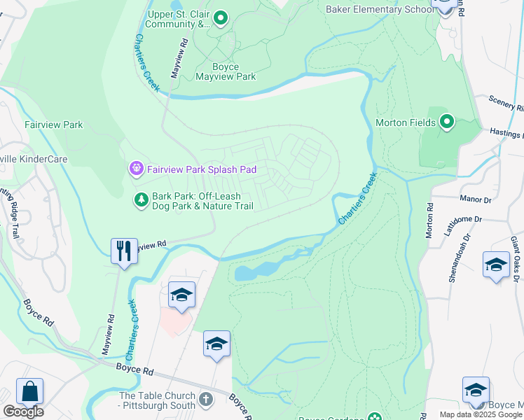 map of restaurants, bars, coffee shops, grocery stores, and more near 1659 Hastings Park Drive in Bridgeville