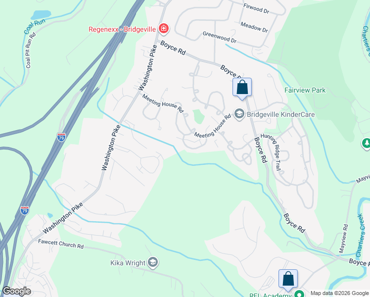map of restaurants, bars, coffee shops, grocery stores, and more near 533 Hunters Path Road in Bridgeville