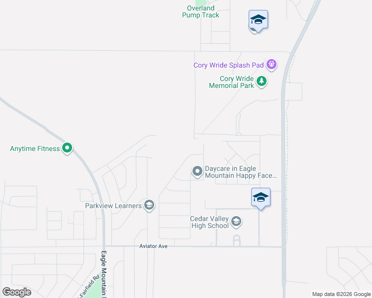 map of restaurants, bars, coffee shops, grocery stores, and more near 5498 North Saddle Stone Drive in Eagle Mountain