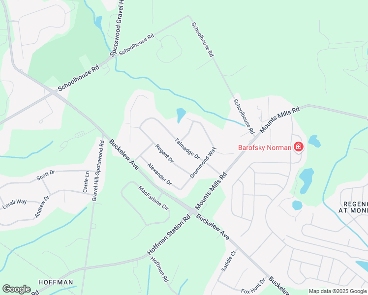 map of restaurants, bars, coffee shops, grocery stores, and more near 24 Talmadge Drive in Monroe Township