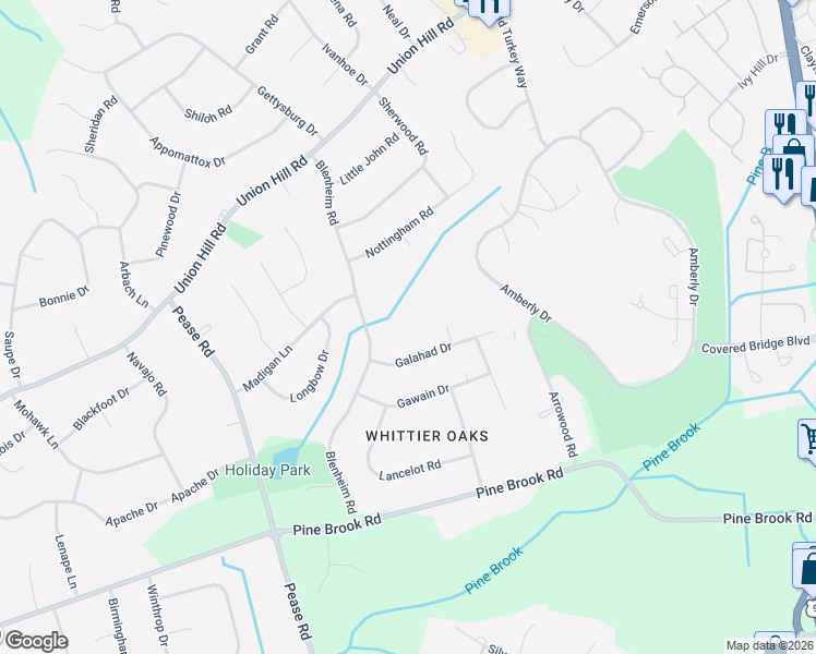 map of restaurants, bars, coffee shops, grocery stores, and more near 72 Overlook Way in Manalapan Township