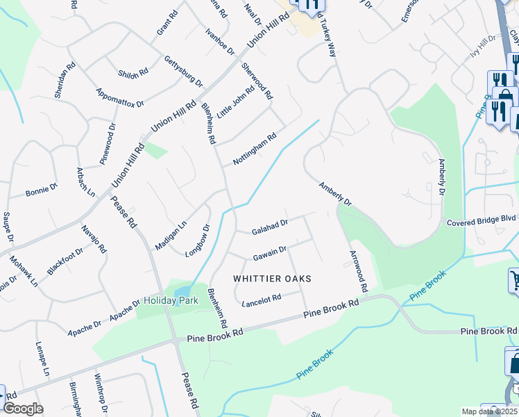 map of restaurants, bars, coffee shops, grocery stores, and more near 72 Overlook Way in Englishtown