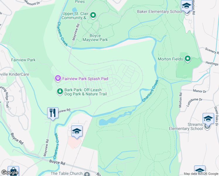 map of restaurants, bars, coffee shops, grocery stores, and more near 1520 Orion Road in Bridgeville