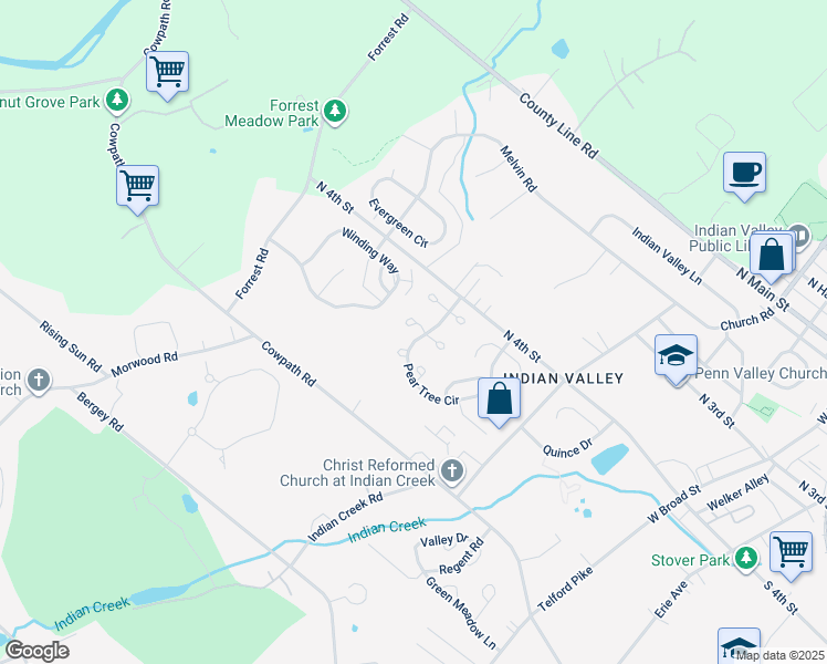 map of restaurants, bars, coffee shops, grocery stores, and more near 166 Bosc Court in Telford