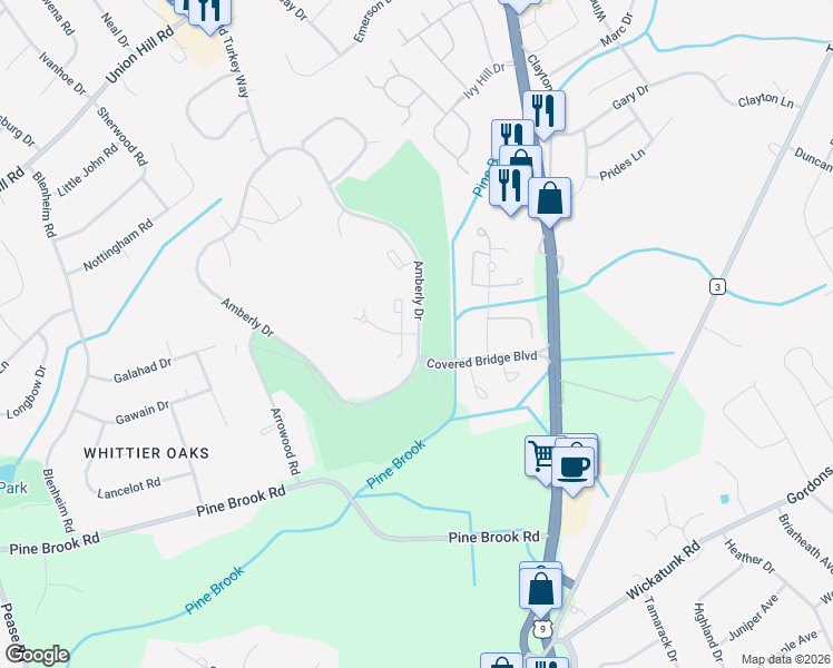 map of restaurants, bars, coffee shops, grocery stores, and more near 142 Cross Slope Court in Englishtown
