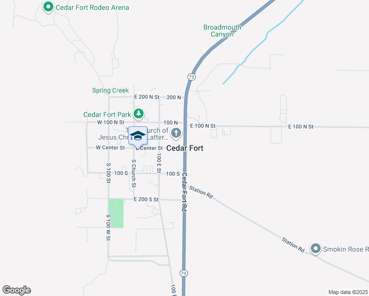 map of restaurants, bars, coffee shops, grocery stores, and more near in Cedar Fort