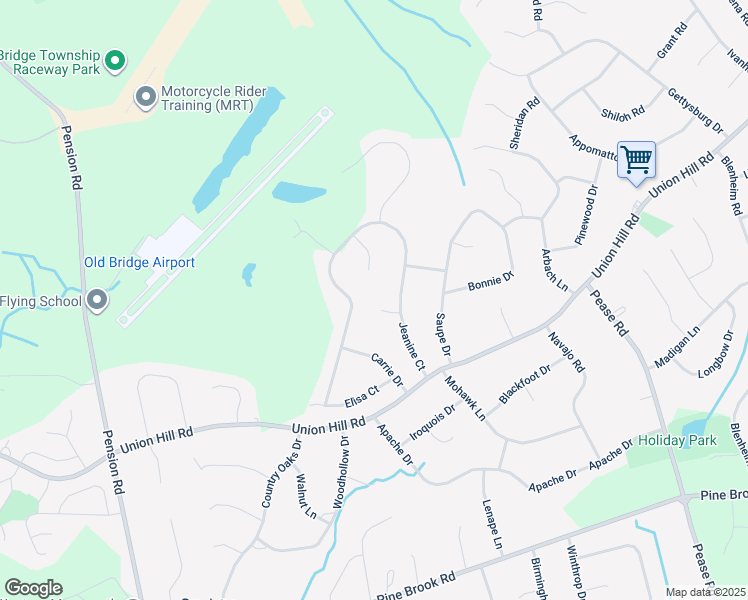 map of restaurants, bars, coffee shops, grocery stores, and more near 4 Lynn Court in Manalapan Township