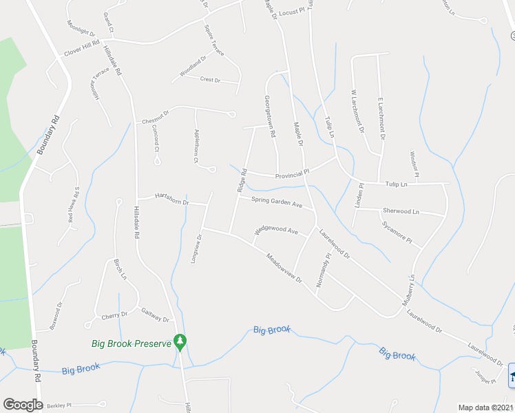 map of restaurants, bars, coffee shops, grocery stores, and more near 8 Spring Garden Avenue in Monmouth County