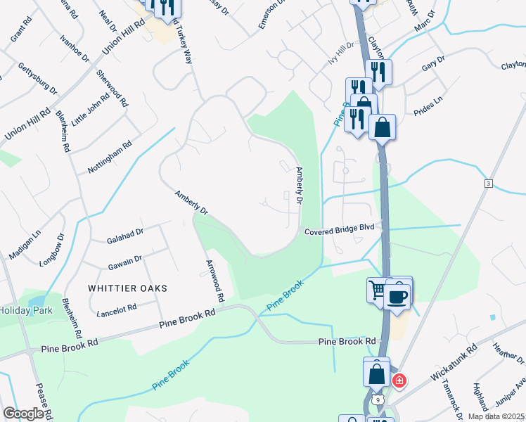 map of restaurants, bars, coffee shops, grocery stores, and more near 181 Cross Slope Court in Manalapan Township