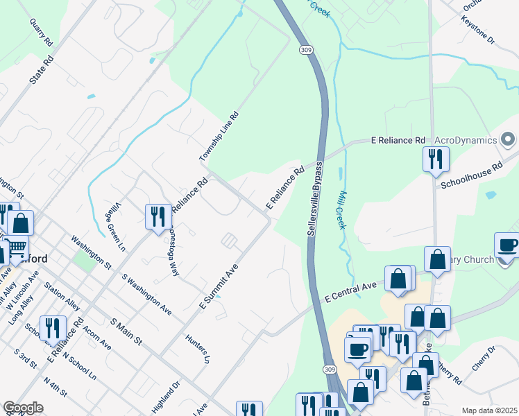 33 East Reliance Road, Telford PA Walk Score