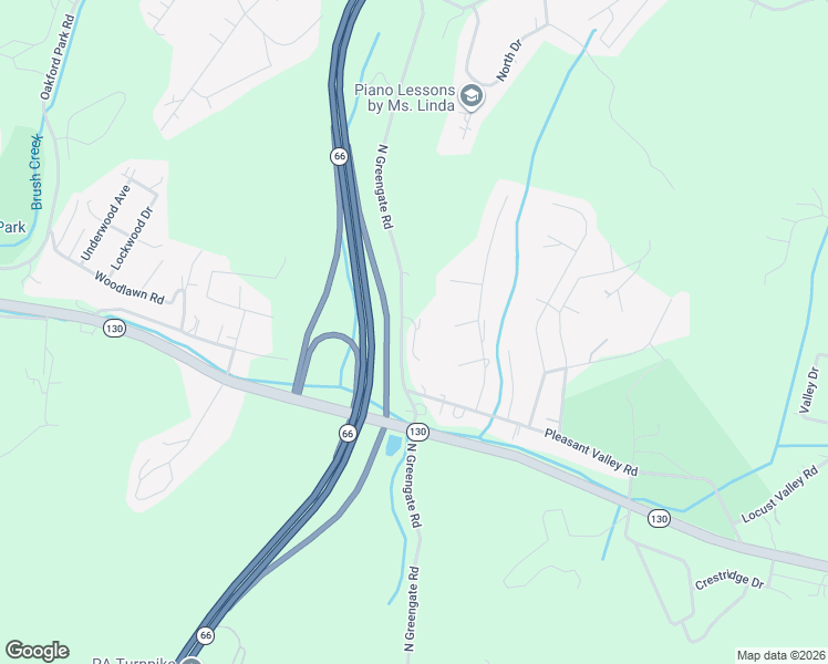 map of restaurants, bars, coffee shops, grocery stores, and more near 526 Reed Court in Jeannette