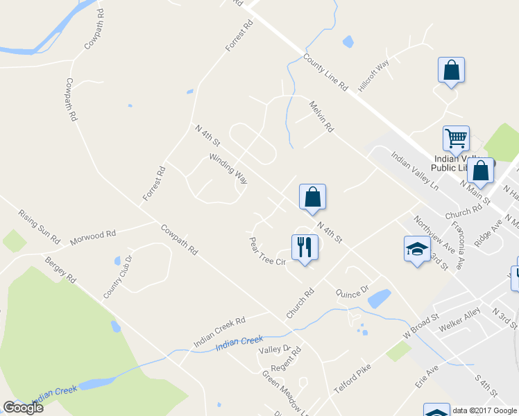 map of restaurants, bars, coffee shops, grocery stores, and more near 155 Bosc Court in Telford