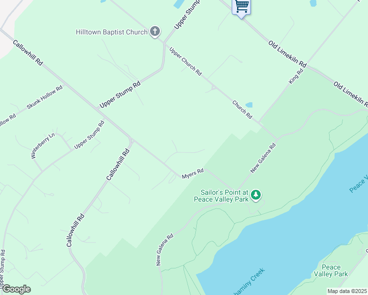 map of restaurants, bars, coffee shops, grocery stores, and more near 7 Patricia Lane in Chalfont