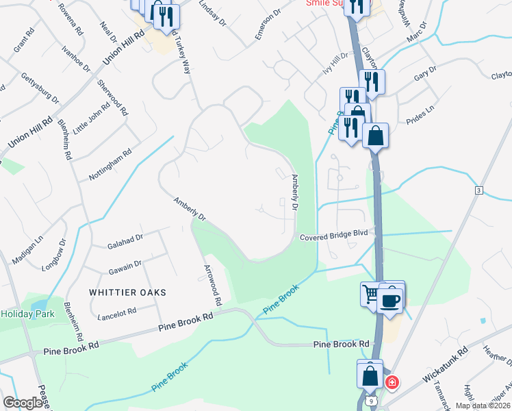map of restaurants, bars, coffee shops, grocery stores, and more near 181 Cross Slope Court in Manalapan Township