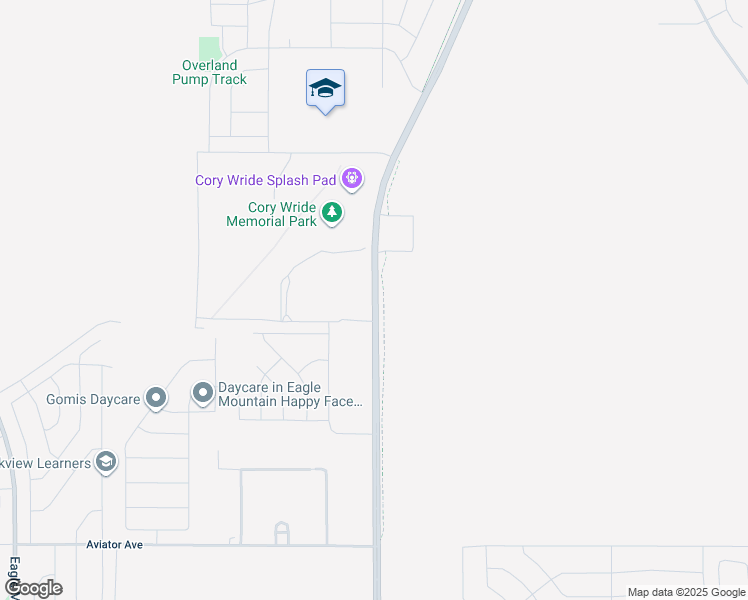 map of restaurants, bars, coffee shops, grocery stores, and more near 2565 Sweetwater North in Eagle Mountain