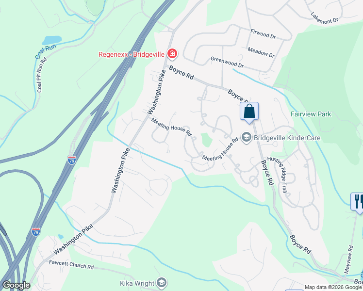 map of restaurants, bars, coffee shops, grocery stores, and more near 625 Deer Watch Road in Bridgeville