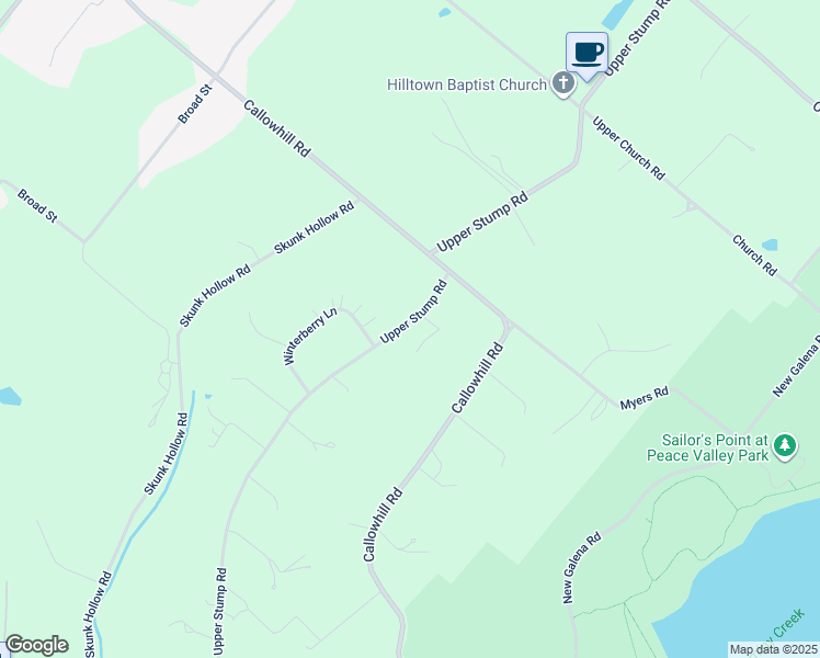 map of restaurants, bars, coffee shops, grocery stores, and more near 707 Upper Stump Road in Chalfont