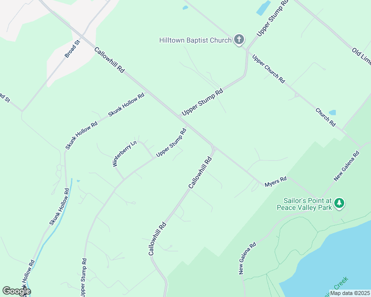 map of restaurants, bars, coffee shops, grocery stores, and more near 715 Upper Stump Road in Chalfont