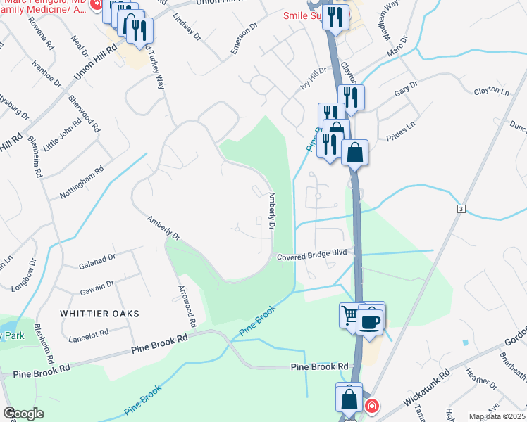 map of restaurants, bars, coffee shops, grocery stores, and more near 144 Cross Slope Court in Manalapan Township