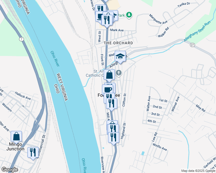 955 Main Street, Follansbee WV Walk Score