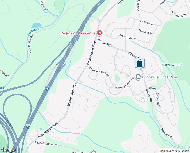map of restaurants, bars, coffee shops, grocery stores, and more near 846 Wheatland Circle in Bridgeville