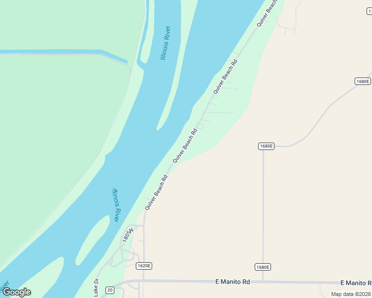 map of restaurants, bars, coffee shops, grocery stores, and more near 18201-18499 Quiver Beach Road in Havana