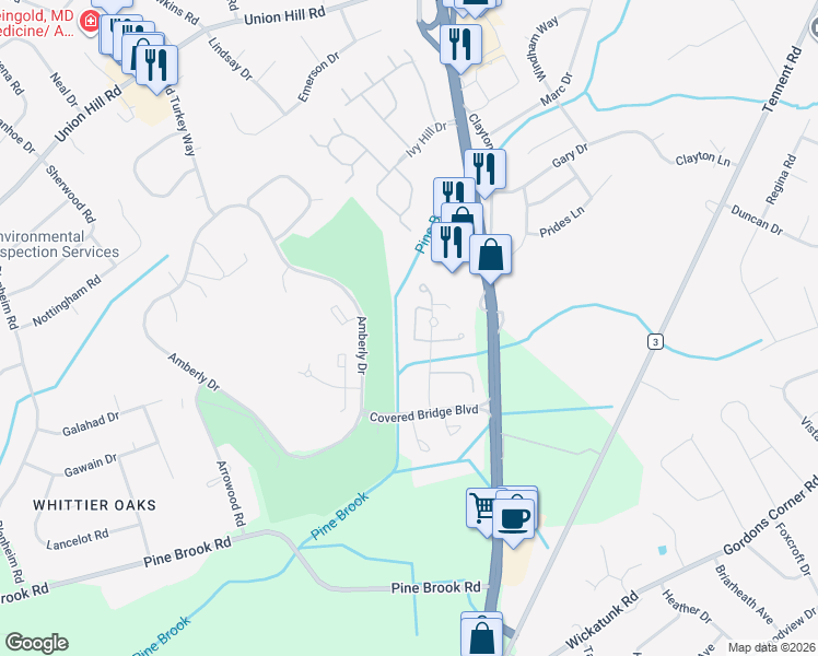 map of restaurants, bars, coffee shops, grocery stores, and more near 222 Medford Court in Manalapan Township
