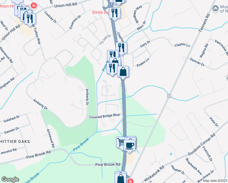 map of restaurants, bars, coffee shops, grocery stores, and more near 236 Medford Court in Manalapan Township
