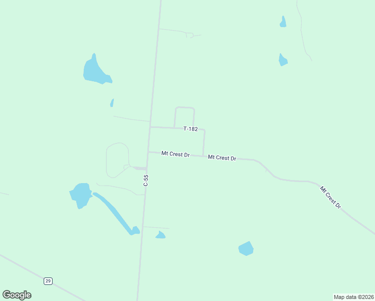 map of restaurants, bars, coffee shops, grocery stores, and more near 2675 Mount Crest Drive in Bellefontaine