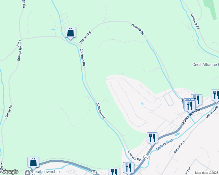 map of restaurants, bars, coffee shops, grocery stores, and more near 4014 Sir James Drive in McDonald