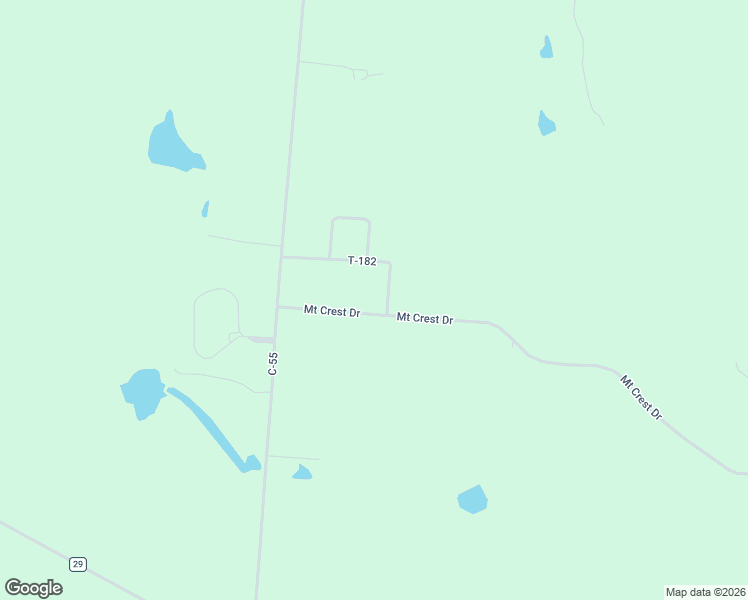 map of restaurants, bars, coffee shops, grocery stores, and more near 2675 Mount Crest Drive in Bellefontaine