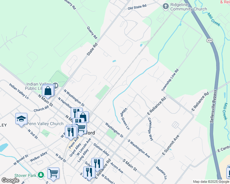 map of restaurants, bars, coffee shops, grocery stores, and more near 120 Wheatsheaf Lane in Telford