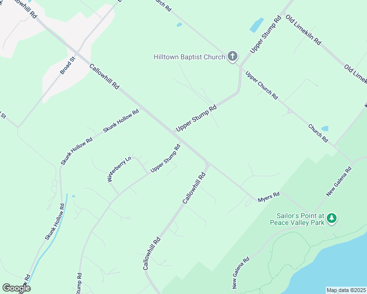 map of restaurants, bars, coffee shops, grocery stores, and more near 731 Upper Stump Road in Chalfont