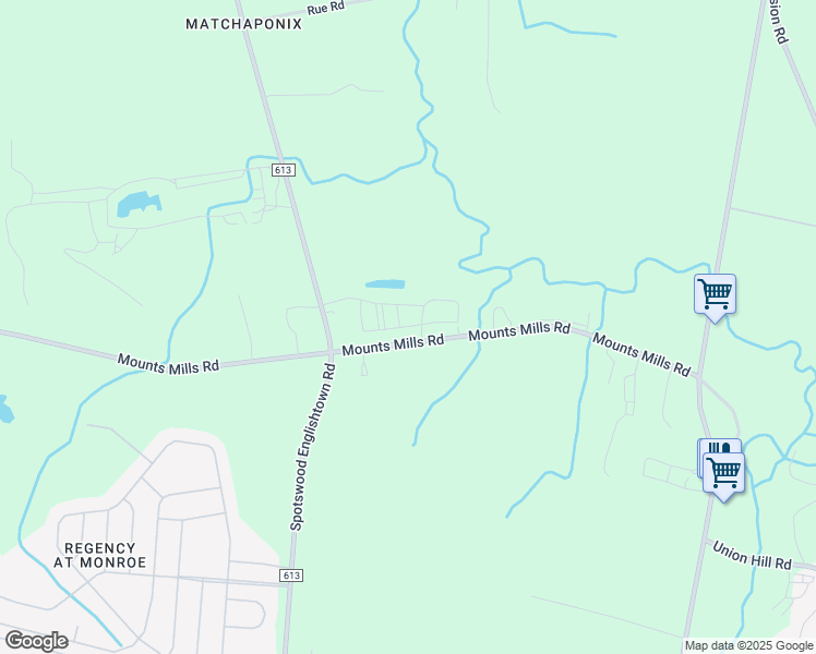 map of restaurants, bars, coffee shops, grocery stores, and more near 637 Marion Lane in Monroe Township