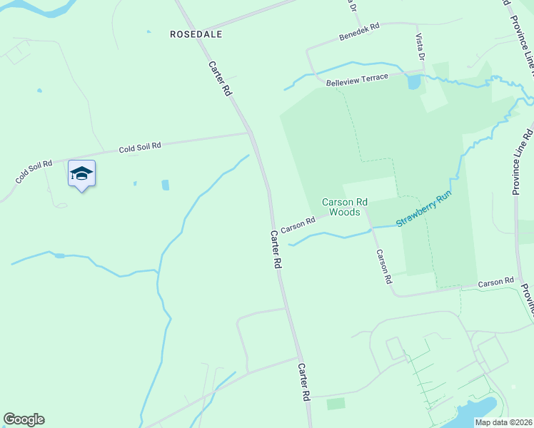 map of restaurants, bars, coffee shops, grocery stores, and more near 153 Carter Road in Princeton